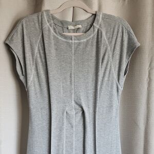 ILLA ILLA Gray Ribbed Maxi Dress